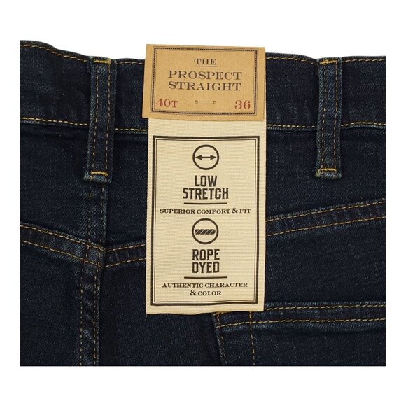 Polo Ralph Lauren Men Prospect Straight Jeans 40T 36 Low Stretch Rope Dyed Denim - Picture 6 of 15